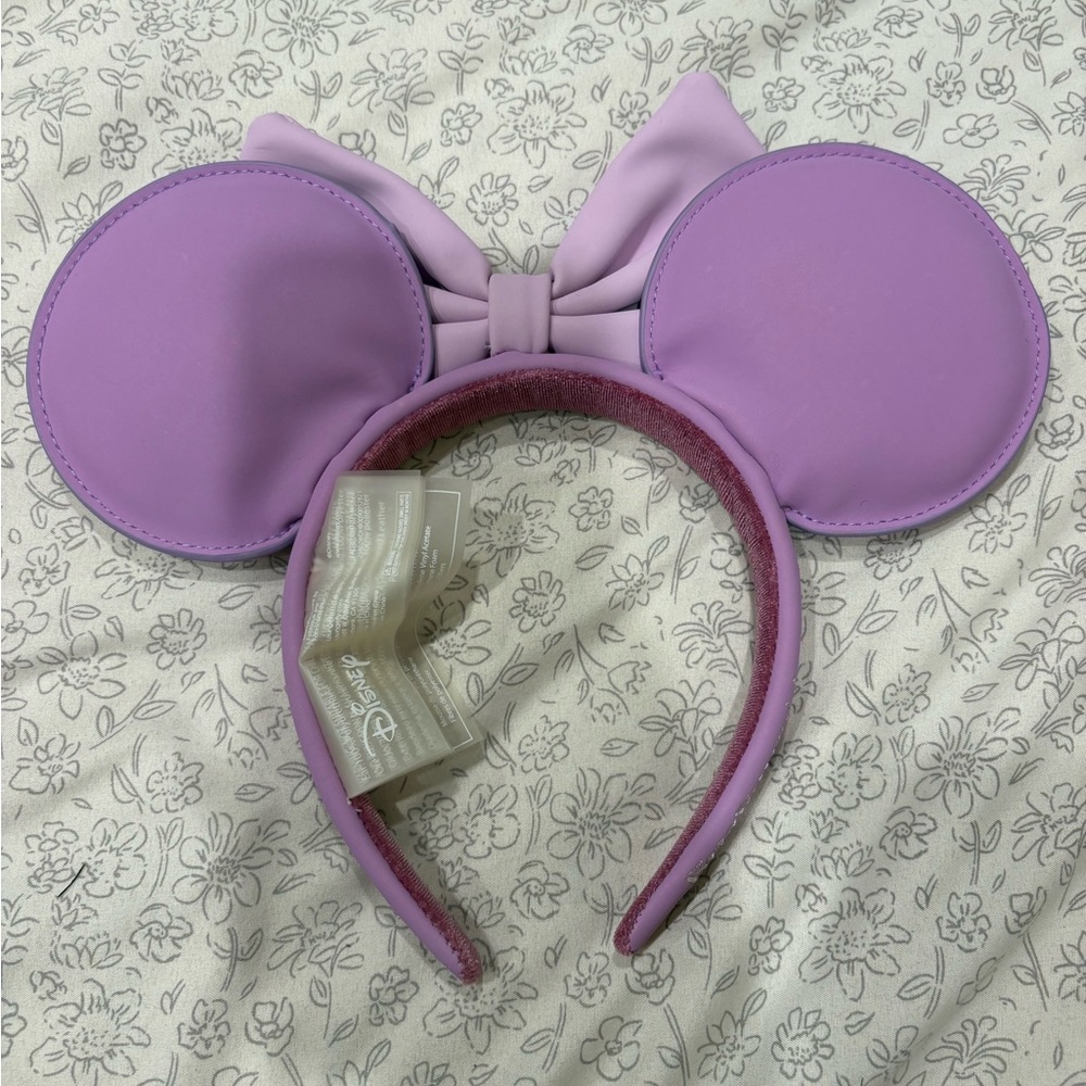 Disney Lavender Minnie Mouse Headband with Bow